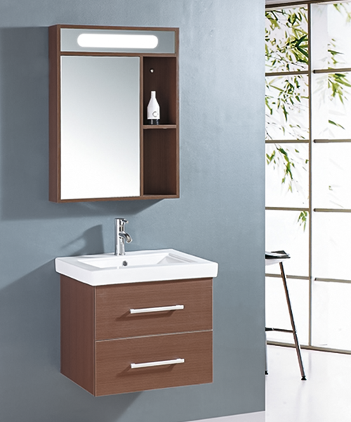 Baño de estilo moderno con gabinete de espejo de ducha de lujo  JH-N9