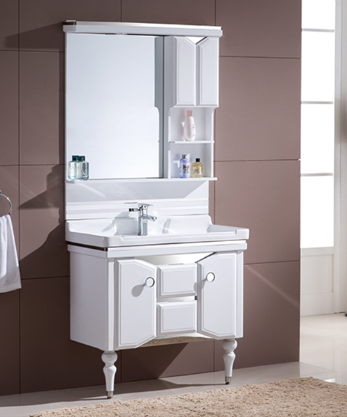 Baño de estilo moderno con gabinete de espejo de ducha de lujo  JH-P01503