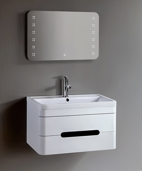 Baño de estilo moderno con gabinete de espejo de ducha de lujo JH-P01588