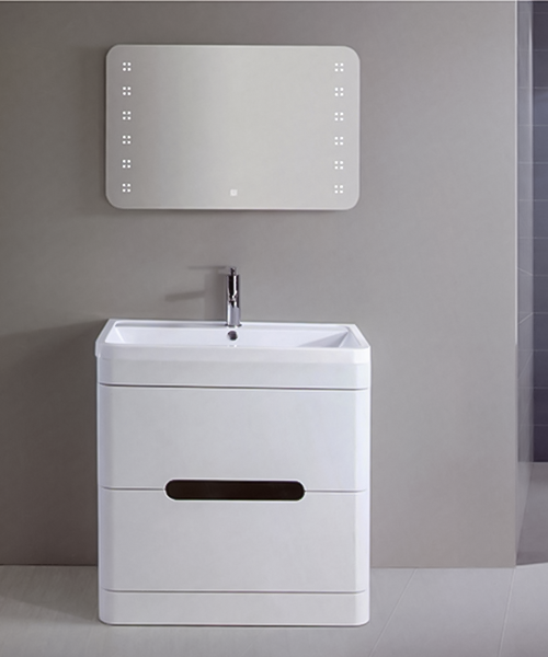 Baño de estilo moderno con gabinete de espejo de ducha de lujo  JH-P01589