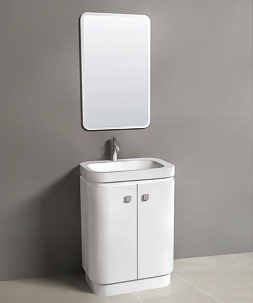 Baño de estilo moderno con gabinete de espejo de ducha de lujo  JH-P01592