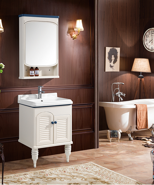 Baño de estilo moderno con gabinete de espejo de ducha de lujo  JH-P01720