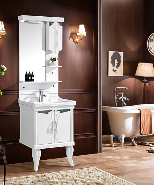 Baño de estilo moderno con gabinete de espejo de ducha de lujo  JH-P01823