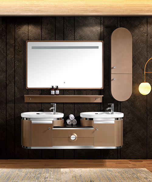 Baño de estilo moderno con gabinete de espejo de ducha de lujo  JH-P01865-2