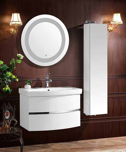 Baño de estilo moderno con gabinete de espejo de ducha de lujo  JH-P01871