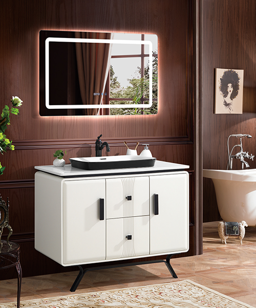 Baño de estilo moderno con gabinete de espejo de ducha de lujo  JH-P1909