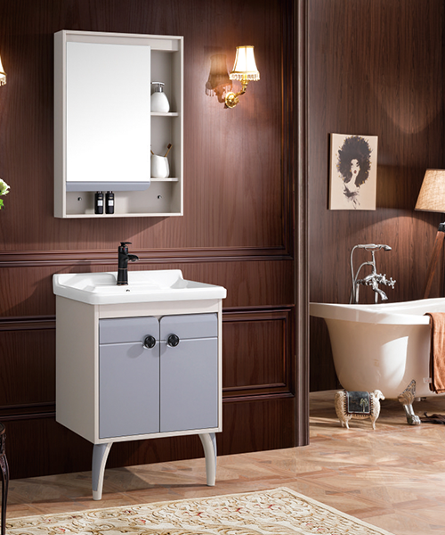 Baño de estilo moderno con gabinete de espejo de ducha de lujo  JH-P1911-2