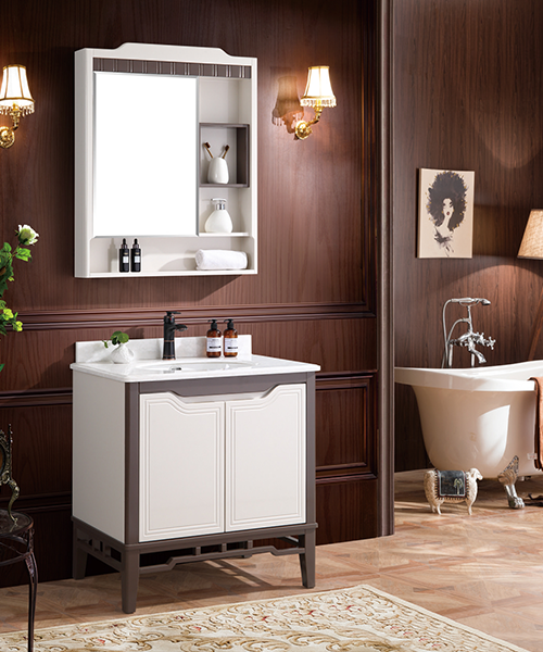 Baño de estilo moderno con gabinete de espejo de ducha de lujo  JH-P1916-2