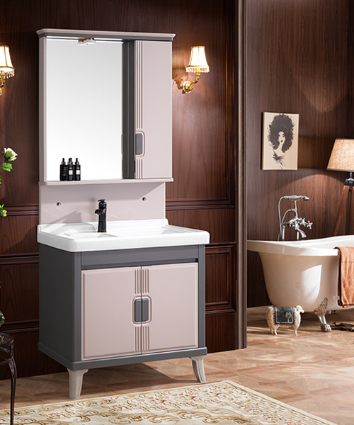 Baño de estilo moderno con gabinete de espejo de ducha de lujo  JH-P1918-2