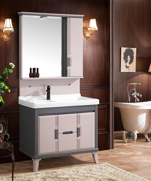 Baño de estilo moderno con gabinete de espejo de ducha de lujo  JH-P1918