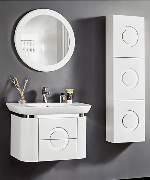 Baño de estilo moderno con gabinete de espejo de ducha de lujo JH-P201430