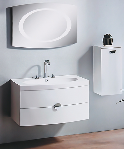 Baño de estilo moderno con gabinete de espejo de ducha de lujo  JH-P6079