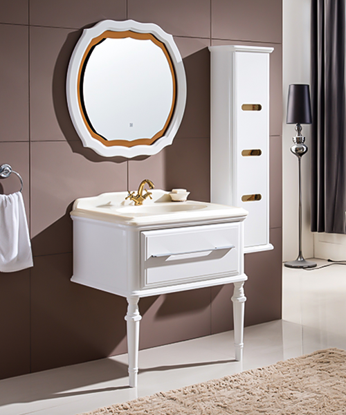 Baño de estilo moderno con gabinete de espejo de ducha de lujo  JH-P01518