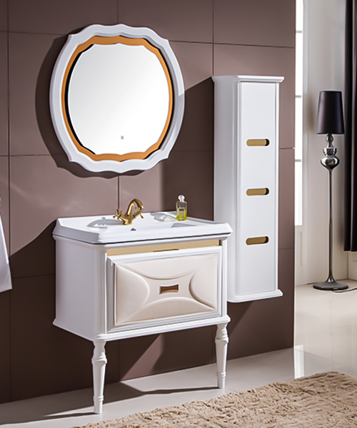 Baño de estilo moderno con gabinete de espejo de ducha de lujo  JH-P01525